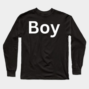 Boy Long Sleeve T-Shirt